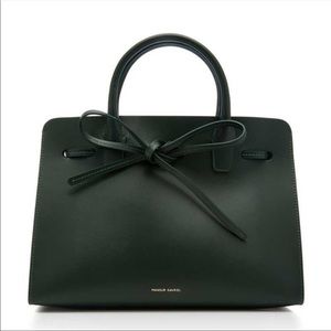 Mansur Gavriel Moss Green Mini Sun Tote Bag